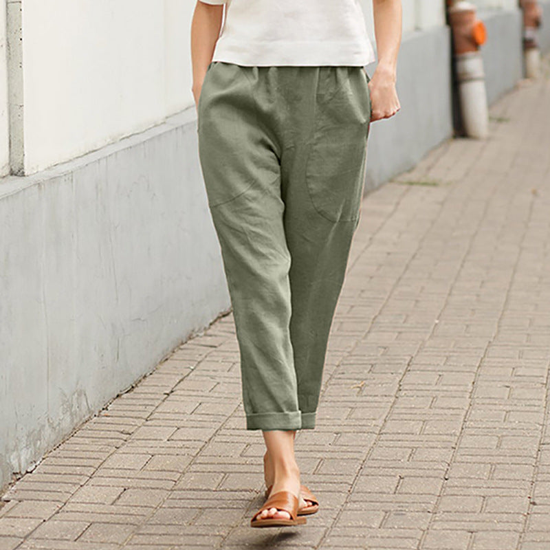 Pantalon Uni - Femme - Lureva