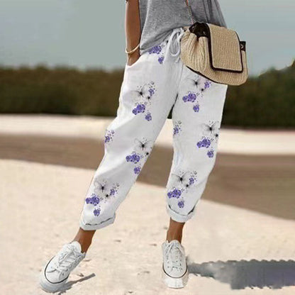 Pantalon Fleuri - Femme - Melaya