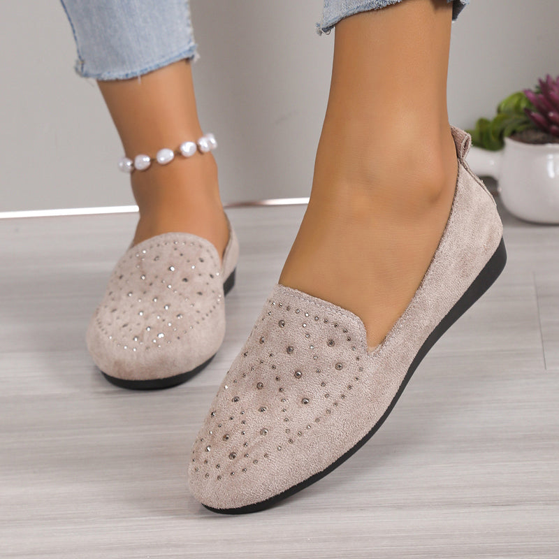 Chaussures Décontractées en Strass - Femme - Zaryla
