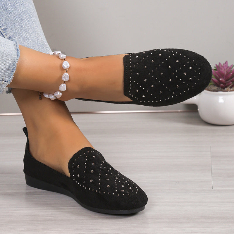 Chaussures Décontractées en Strass - Femme - Zaryla