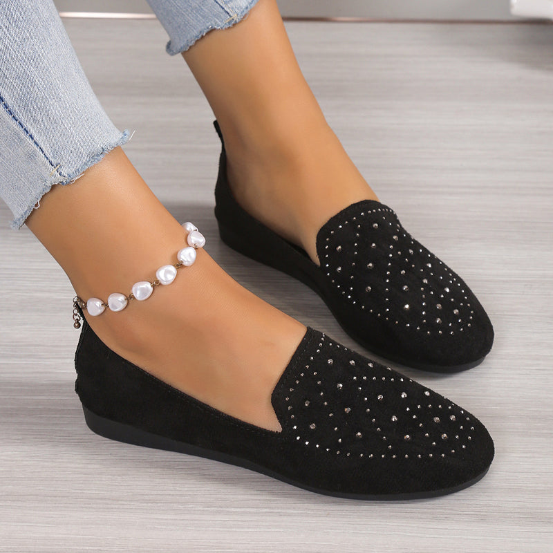 Chaussures Décontractées en Strass - Femme - Zaryla