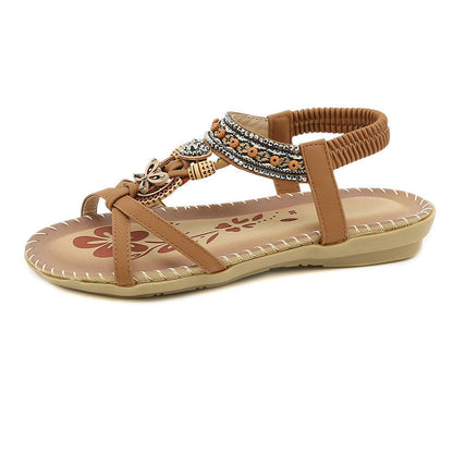 Sandales Bohèmes Vintage - Femme - Zeyra
