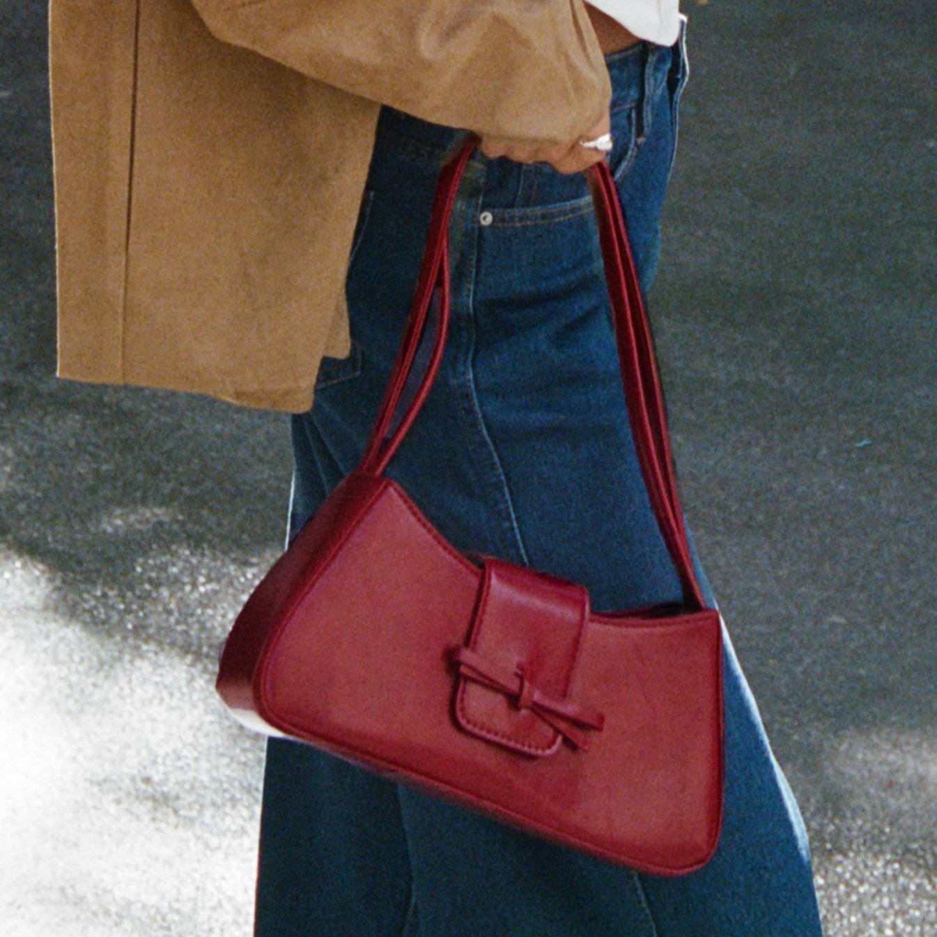 Sac en Simili Cuir à Bandoulière - Femme - Annelia