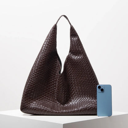 Sac en Cuir Végétalien Tressé - Femme - Retro