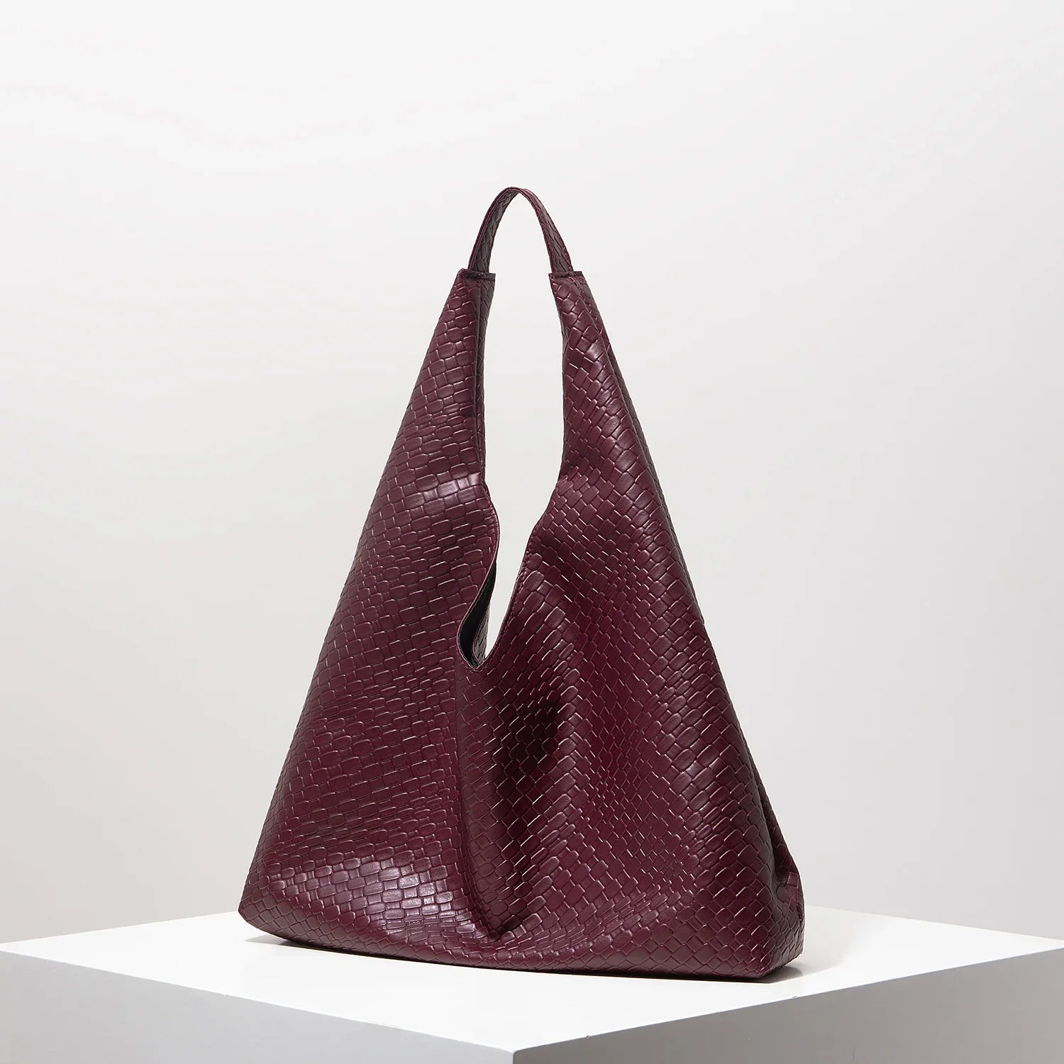 Sac en Cuir Végétalien Tressé - Femme - Retro