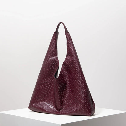 Sac en Cuir Végétalien Tressé - Femme - Retro