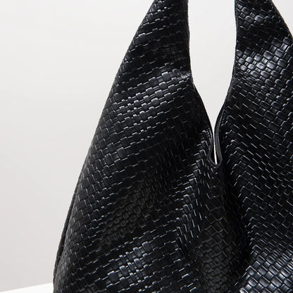 Sac en Cuir Végétalien Tressé - Femme - Retro