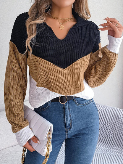 Pull Oversize Col Roulé - Femme - Phaelya