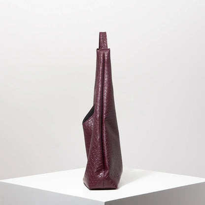 Sac en Cuir Végétalien Tressé - Femme - Retro