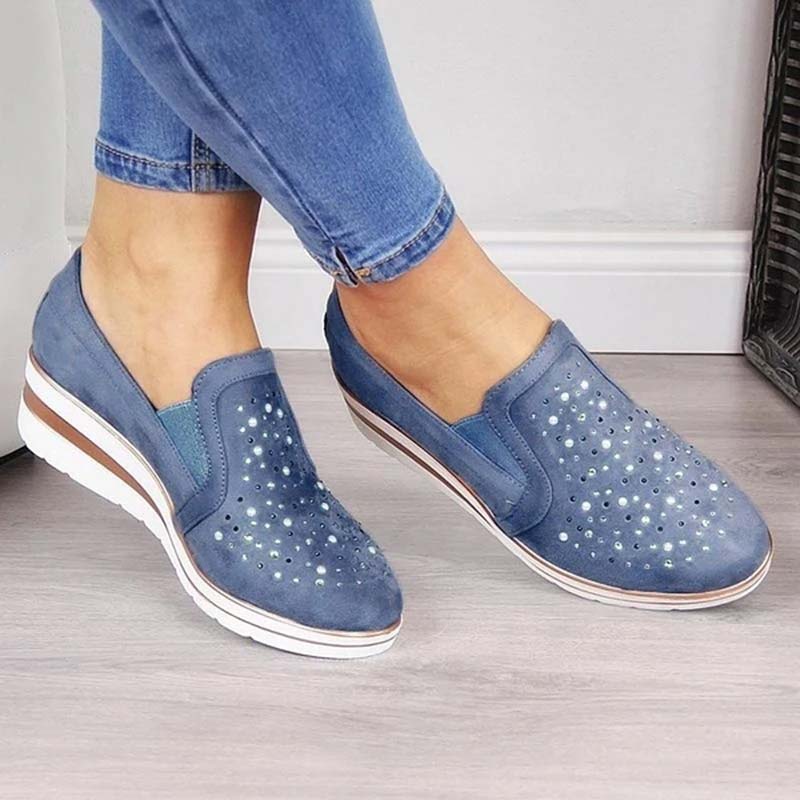 Chaussures Compensées Décontractées - Femme - Solara