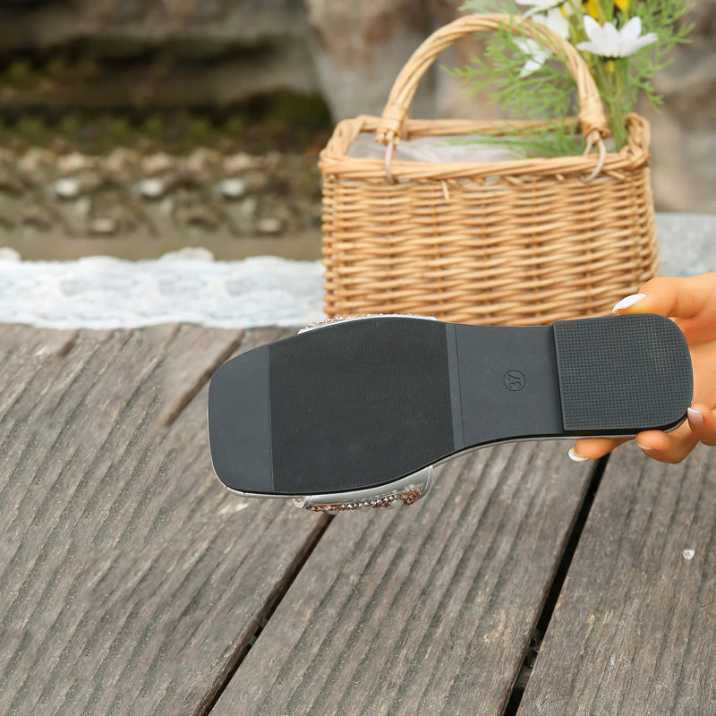 Chaussons Décontractées en Perles - Femme - Pélora
