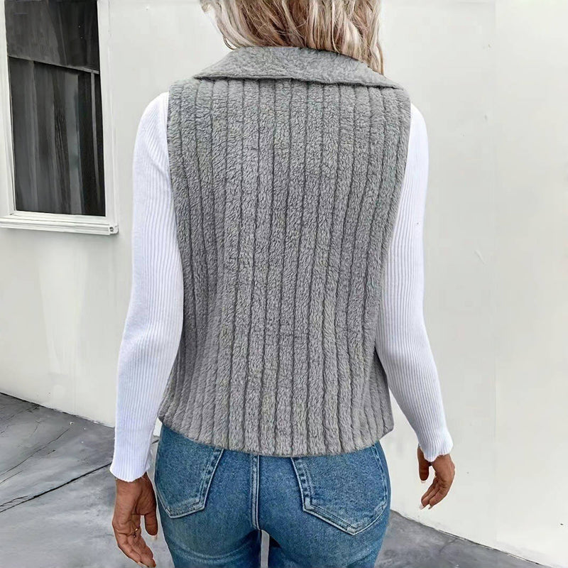 Cardigan Uni - Femme - Almyra