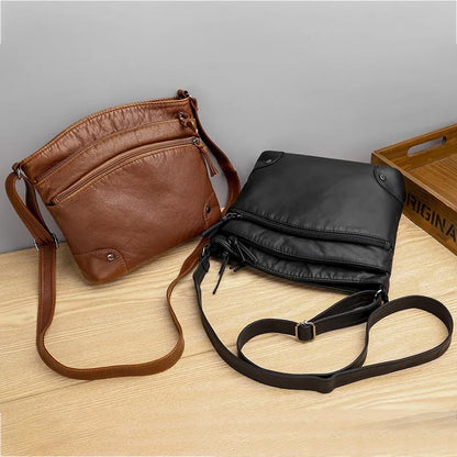 Sac en Cuir à Bandoulière - Femme - Clymara