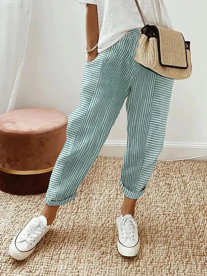 Pantalon Coton et Lin - Femme - Lorya