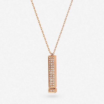 Collier Acier Inoxydable Femme – Message Lumière d’Amour