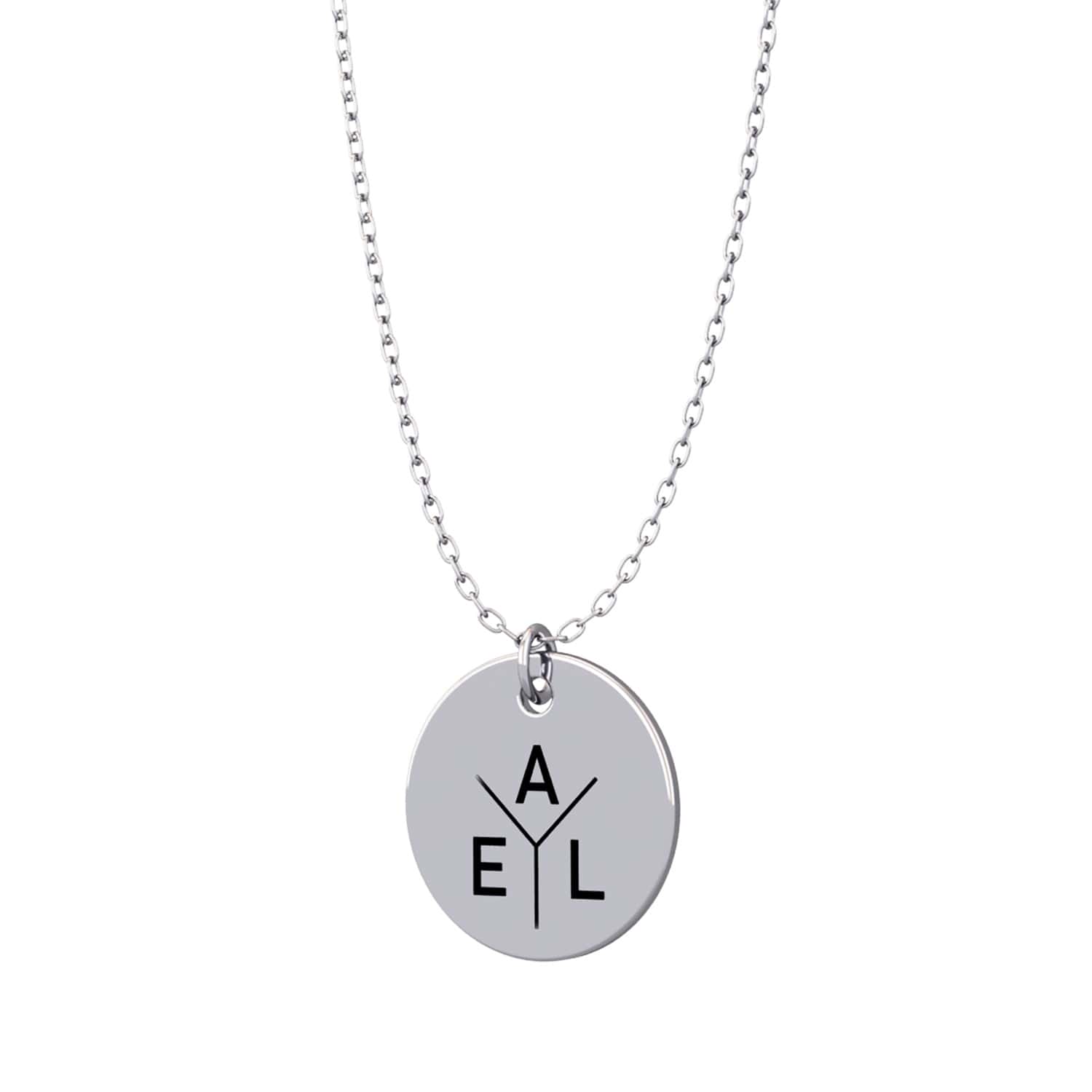 Collier personnalisé avec initiales gravées – Lignée®