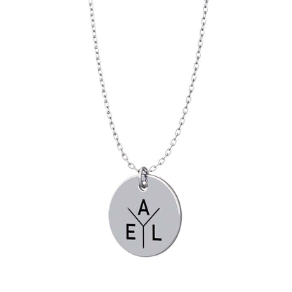 Collier personnalisé avec initiales gravées – Lignée®