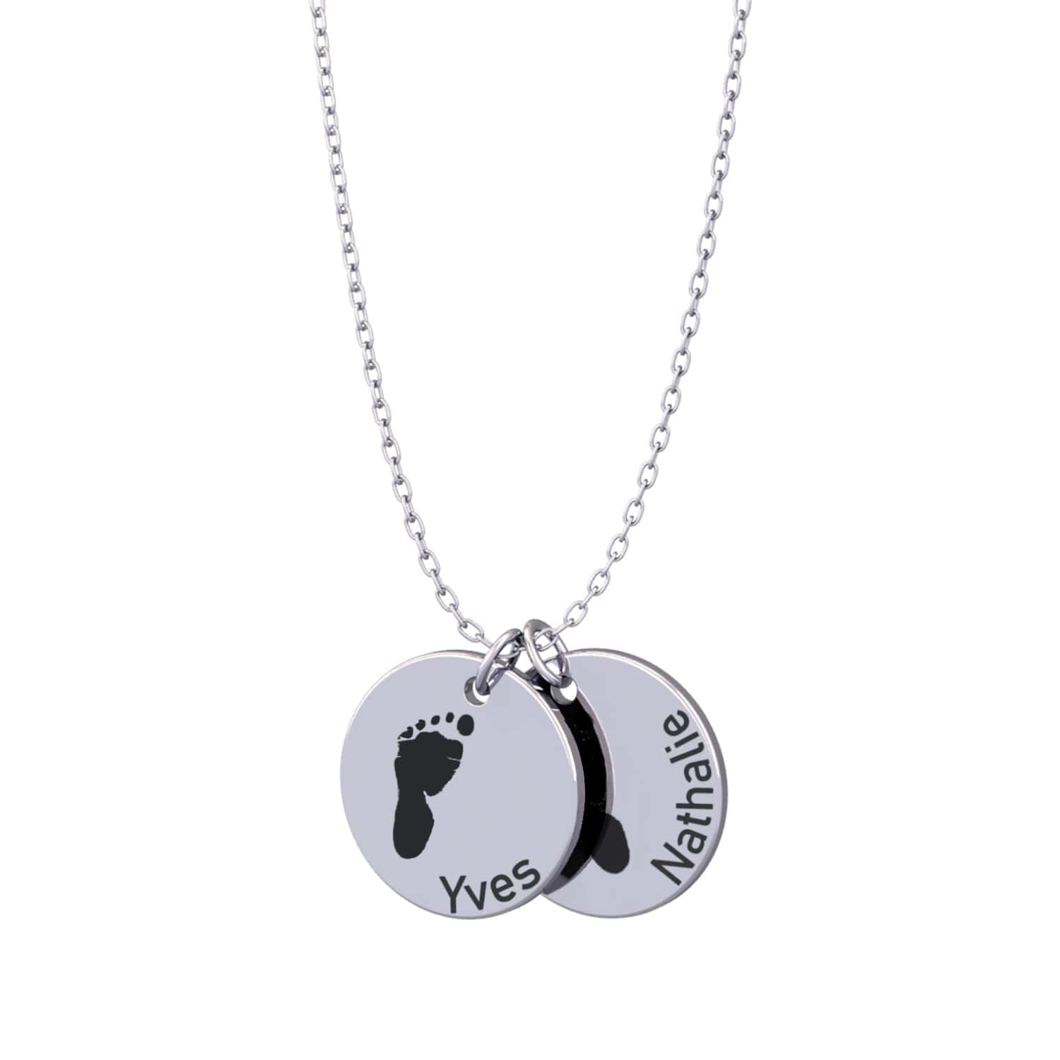 Collier personnalisé avec prénoms d’enfants – PetitPas®