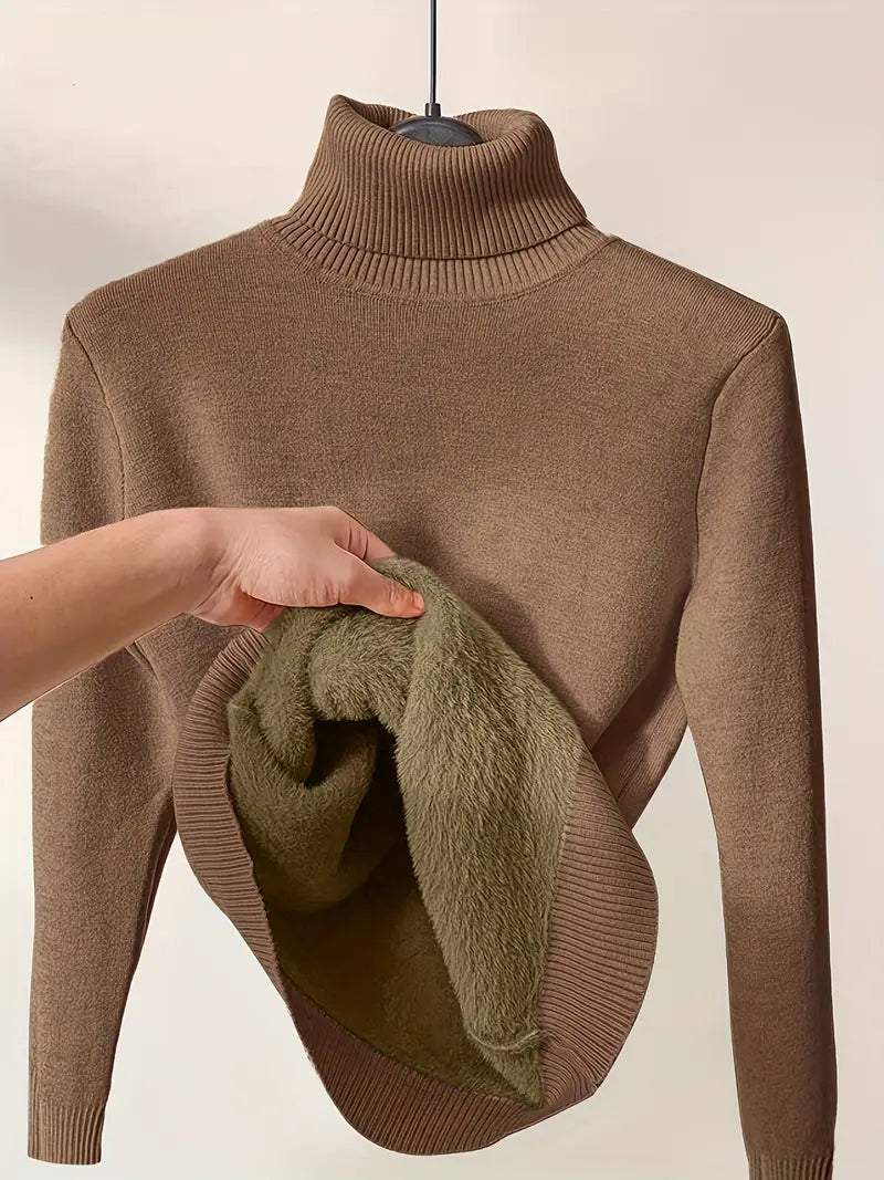 Pull Doublé en Velours - Femme - Velarya