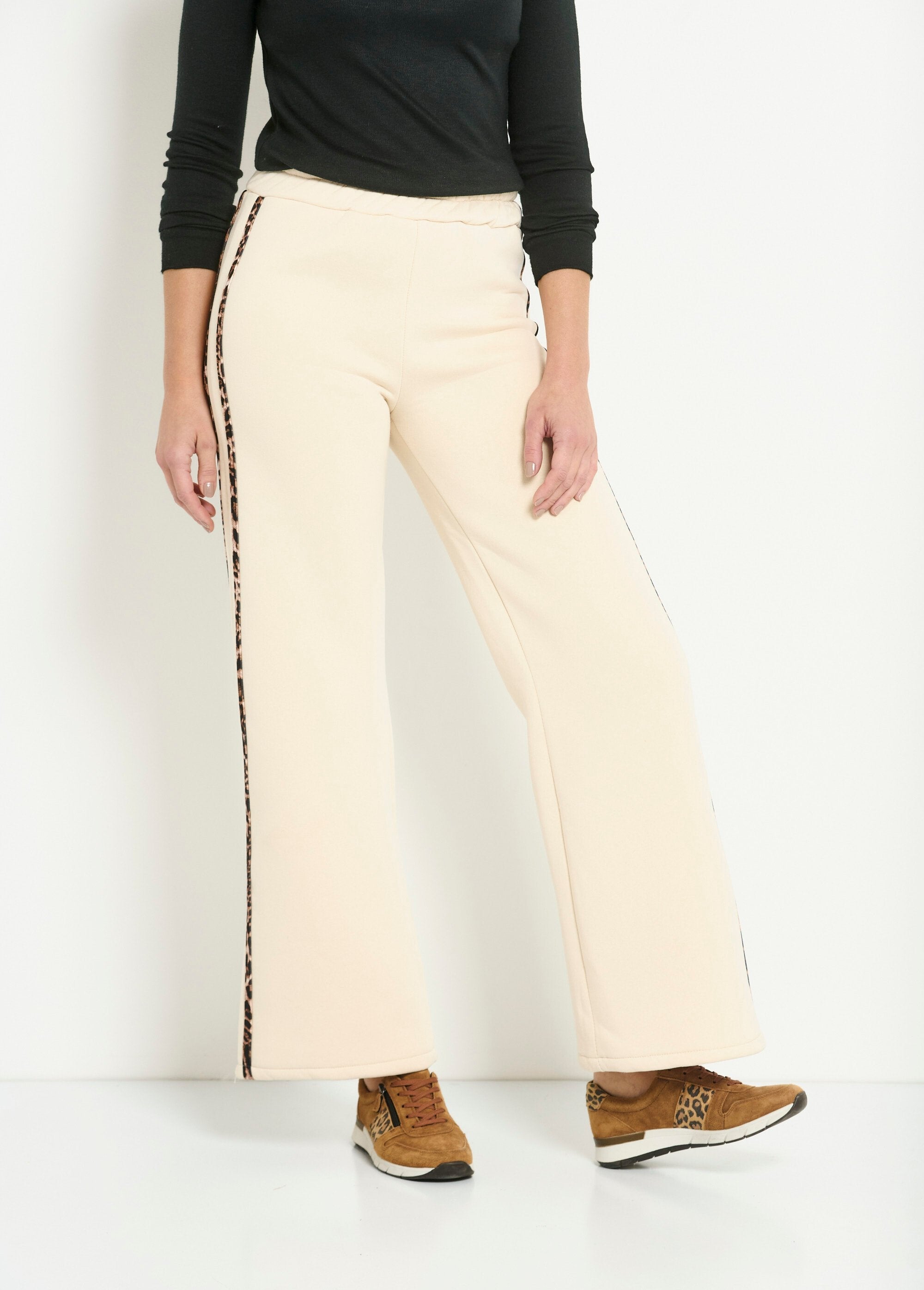 Pantalon Molletonné Léopard - Femme - Lynara