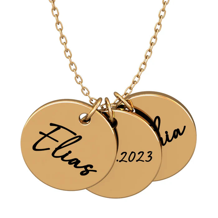 Collier Acier Inoxydable Femme – Médaillon Personnalisé