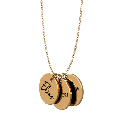 Collier Acier Inoxydable Femme – Médaillon Personnalisé
