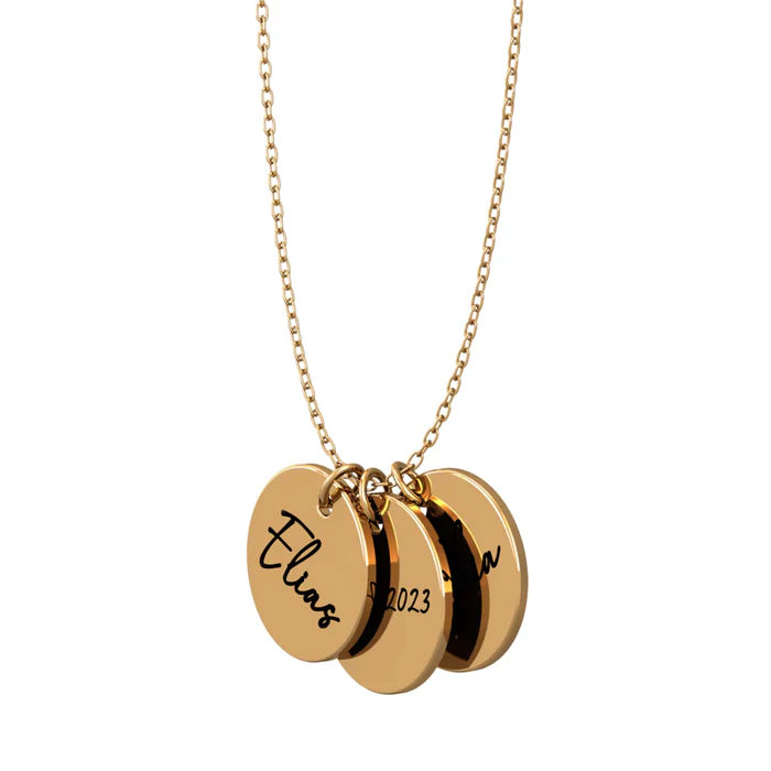 Collier Acier Inoxydable Femme – Médaillon Personnalisé