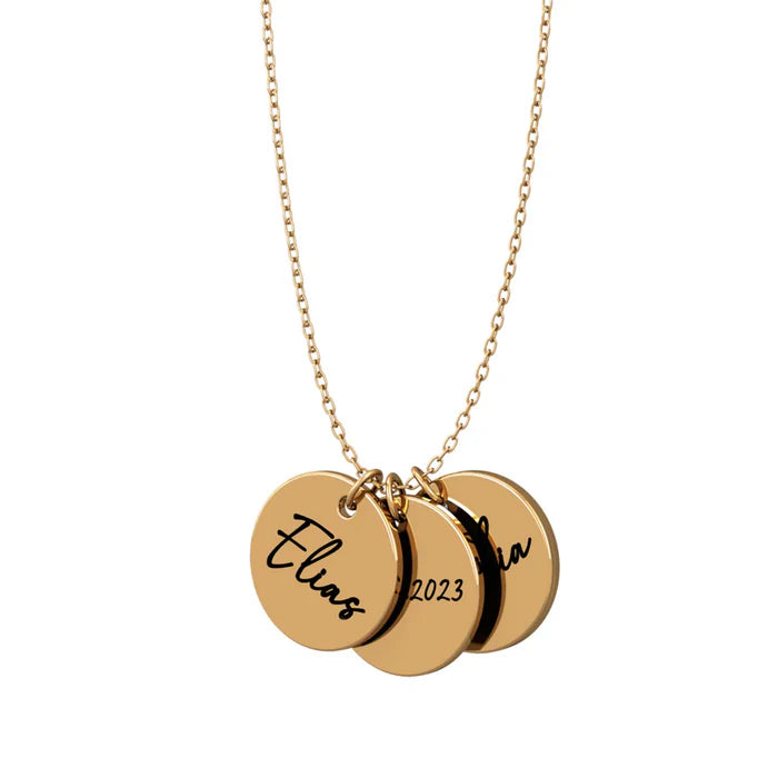 Collier Acier Inoxydable Femme – Médaillon Personnalisé