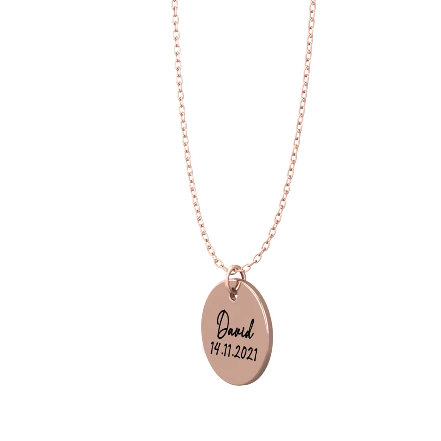 Collier personnalisé à médailles – Liora®