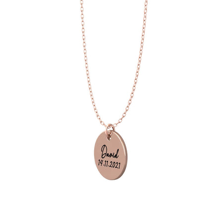 Collier personnalisé à médailles – Liora®