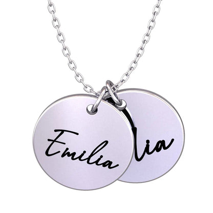 Collier Acier Inoxydable Femme – Médaillon Personnalisé