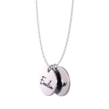 Collier personnalisé à médailles – Liora®