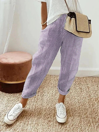 Pantalon Coton et Lin - Femme - Lorya