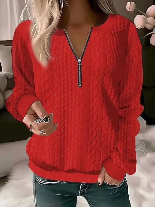 Pull Côtelé Col Roulé - Femme - Aurélya