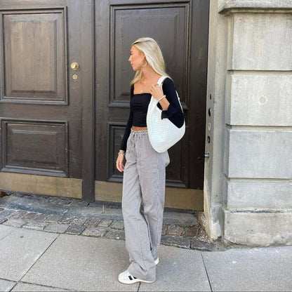 Sac en Simili Cuir Tressé - Femme - Brianna