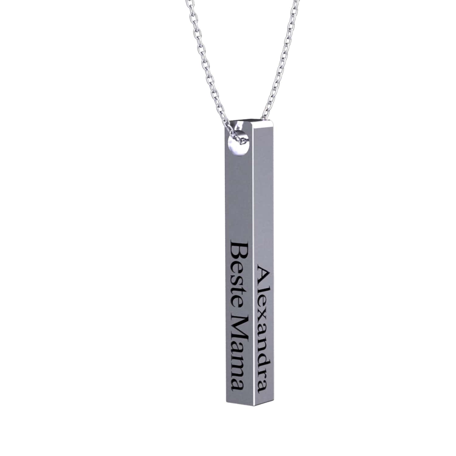 Collier personnalisé à barres – Élégance®