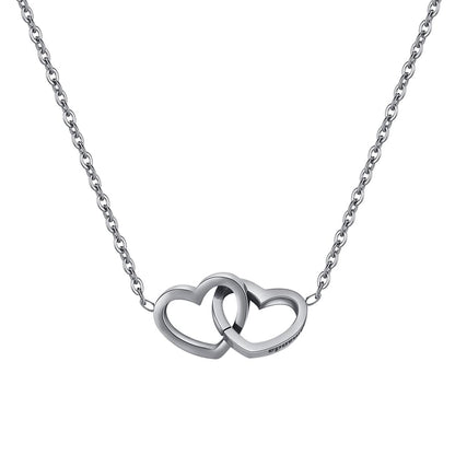 Collier personnalisé avec cœurs entrelacés – Éternelle®